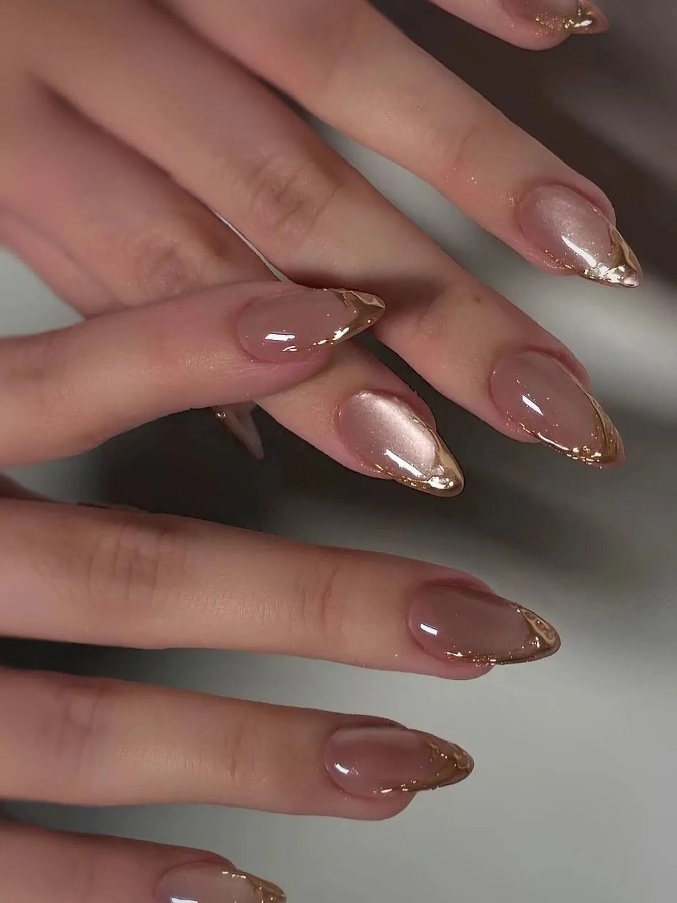 rose-chrome-nails-ideas